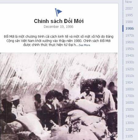 Biến Facebook thành cuốn sách sử Việt Nam sống động