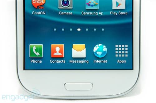 Hình ảnh chính thức Galaxy S III với màn hình siêu khủng 4