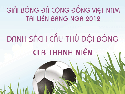 Danh sách cầu thủ đội bóng: CLB Thanh niên (Cập nhật ngày 12-7)
