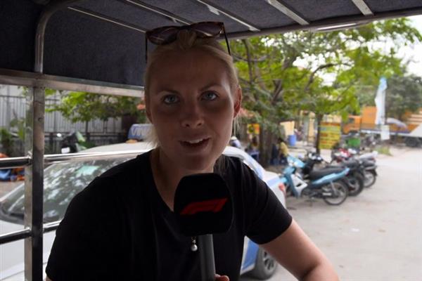 Video: Phóng viên F1 ngồi xe ba gác giới thiệu đường đua Mỹ Đình