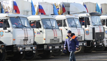 Đoàn xe nhân đạo thứ 40 của Nga sang Ukraine