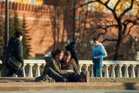Moskva ấm áp như đầu mùa hè