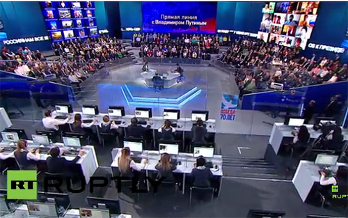 Đối thoại trực tiếp: Tổng thống Nga nhận được hơn 3 triệu câu hỏi