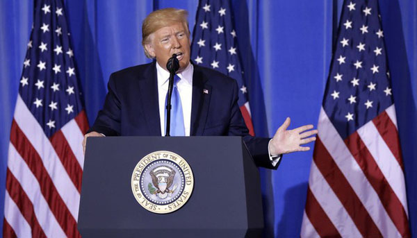 Ông Trump tuyên bố Mỹ “thắng” chiến tranh thương mại