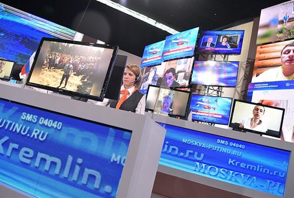 Tổng thống Putin nhận được gần 1 triệu câu hỏi từ dân Nga