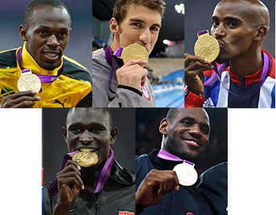 Những nhà vô địch nổi bật nhất Olympic 2012
