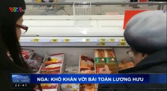 Chính phủ Nga đau đầu với bài toán lương hưu