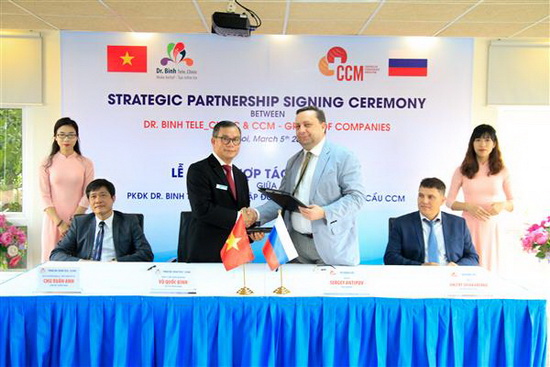 Tập đoàn y tế Nga hợp tác với Phòng khám đa khoa Dr.Binh Tele_Clinic