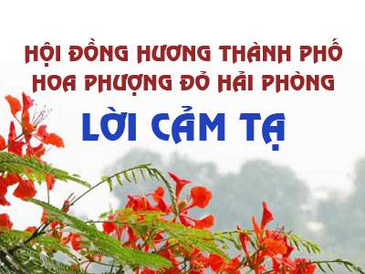 Hội đồng hương Hải Phòng: Lời Cảm Tạ