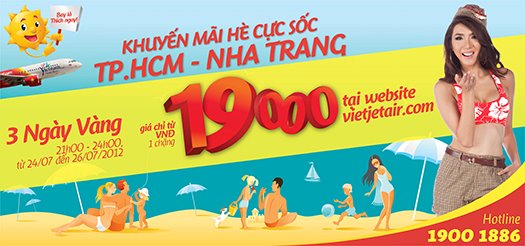 Đi máy bay từ TP HCM đến Hải Phòng chỉ hết 19.000 đồng