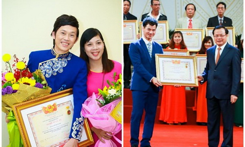 Hoài Linh, Xuân Bắc vui mừng nhận danh hiệu Nghệ sĩ Ưu tú