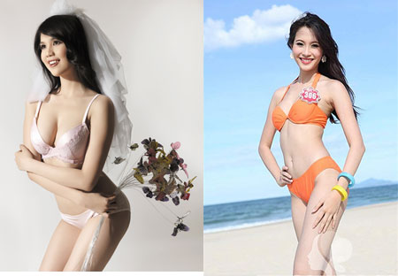Lộ cát-xê hoa hậu Đặng Thu Thảo chung sàn diễn Ngọc Trinh