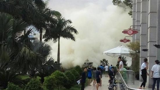 TP.HCM: Cháy ở Parkson Lê Đại Hành, nhiều người tháo chạy ra đường