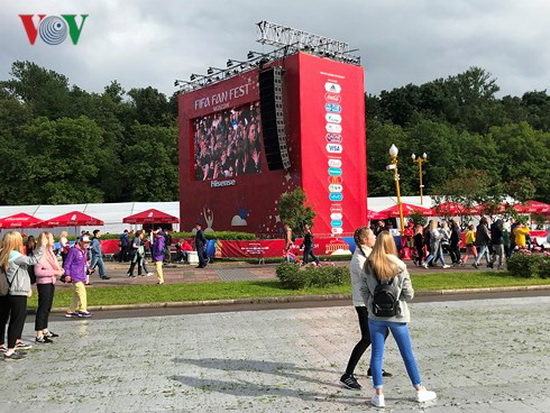 Sôi động lễ hội dành cho người hâm mộ World Cup 2018 ở Nga
