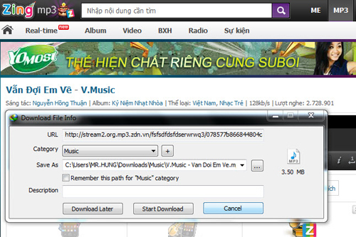 Zing và Nhaccuatui sẽ có biện pháp chống tải nhạc 