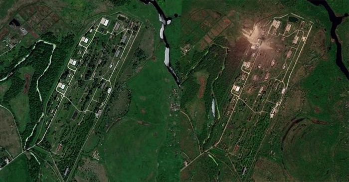 Ảnh vệ tinh hé lộ thiệt hại ở cơ sở tên lửa Ukraine sau cuộc tập kích của Nga