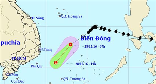 Bão số 10 suy yếu thành áp thấp nhiệt đới