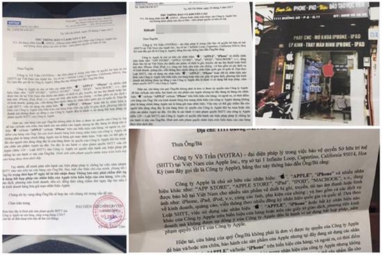 Đại diện Apple đòi dẹp biển hiệu các cửa hàng iPhone tại VN