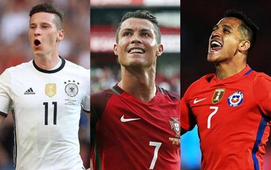 Tiết lộ đội hình mạnh nhất của 8 đội tham dự Confederations Cup 2017