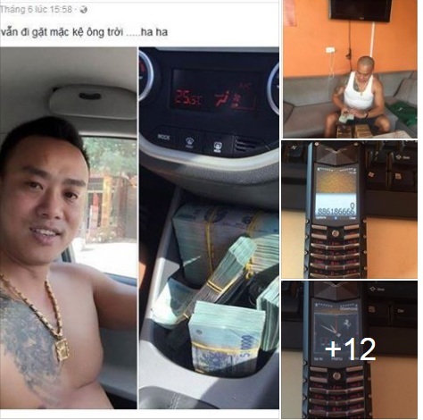 Hung thủ chém lìa đầu ở Vĩnh Phúc khoe giàu trên Facebook