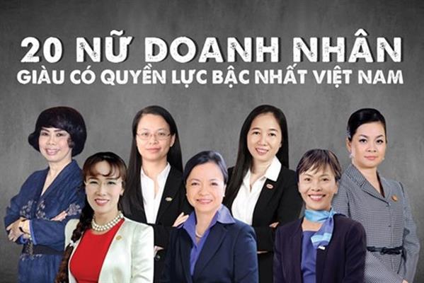 Việt Nam đứng thứ 6 trong các quốc gia có tỉ lệ nữ doanh nhân cao