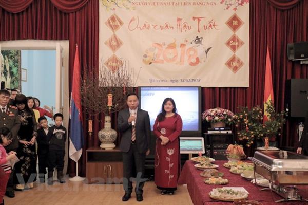 Đầm ấm không khí tết cổ truyền của cộng đồng người Việt Nam tại Nga