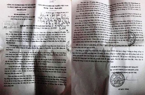 Smartland nói gì về việc gửi công văn dọa truy sát lãnh đạo VTV9?