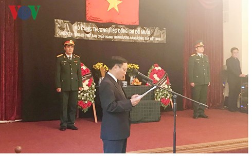 Đại sứ quán VN tại Nga tổ chức lễ viếng nguyên Tổng Bí thư Đỗ Mười