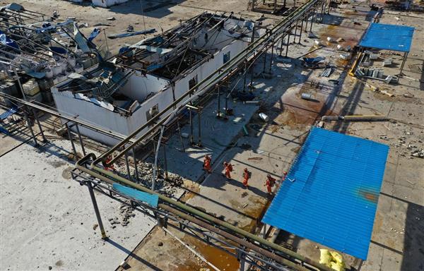 Trung Quốc đóng cửa khu công nghiệp hóa chất sau vụ nổ kinh hoàng