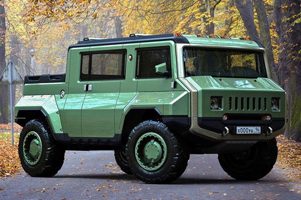 Độc đáo chiếc H-UAZ “lai” giữa xe quân sự Nga và Hummer Mỹ
