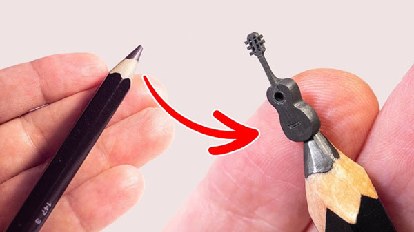 Chiêm ngưỡng những tuyệt tác nghệ thuật tinh xảo trên ngòi bút chì