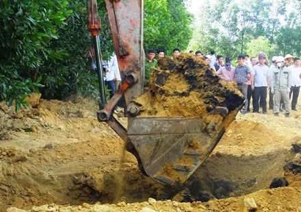 Vụ chôn chất thải Formosa: Phát hiện thêm 2 điểm chôn lấp