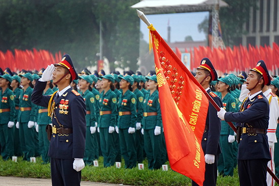 Những hình ảnh ấn tượng tại Quảng trường Ba Đình