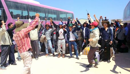 Kết thúc chiến dịch đưa lao động Việt Nam từ Lybia về nước