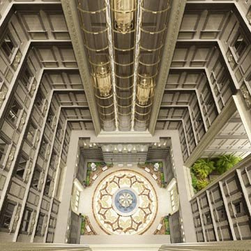Thang máy-một phần của công trình nghệ thuật D’.Palais de Louis