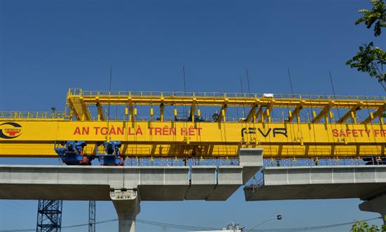 Ngắm hình hài đầu tiên tuyến Metro số 1 ở Sài Gòn