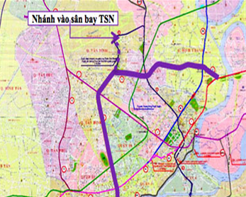 TPHCM xây tuyến metro vào sân bay Tân Sơn Nhất