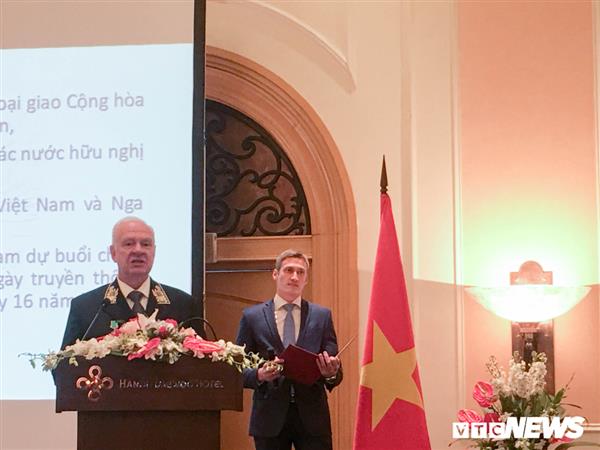 Đại sứ quán Nga tổ chức chiêu đãi nhân Ngày truyền thống ngành Ngoại giao Nga