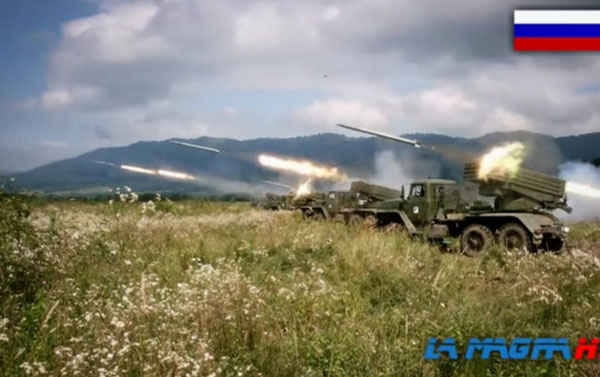 Rùng mình xem Katyusha huyền thoại phiên bản thế kỷ 21 của Nga khai hỏa