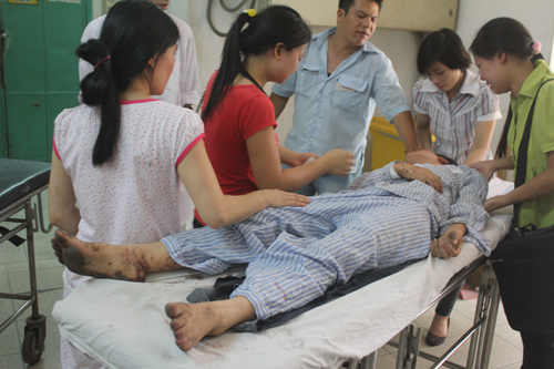 Người thoát chết kể lại vụ nổ mìn ở tiệm vàng