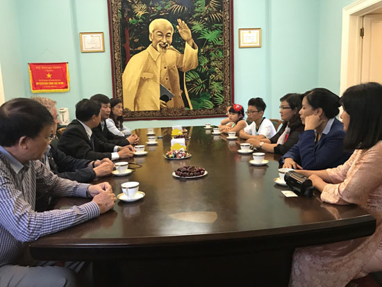 Gặp mặt các em học sinh đoạt giải cuộc thi 