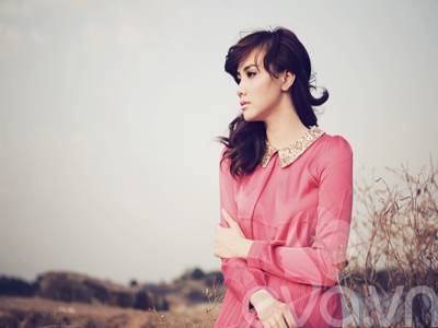 Trang Nhung dịu dàng sắc hồng mùa hè