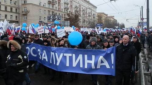 Nga lần đầu tiên diễn tập bầu cử