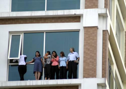 Bà bầu kể chuyện thoát thân trong đám cháy