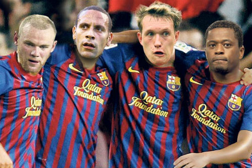 Van Persie đến, Rooney đánh tín hiệu tới Barcelona?