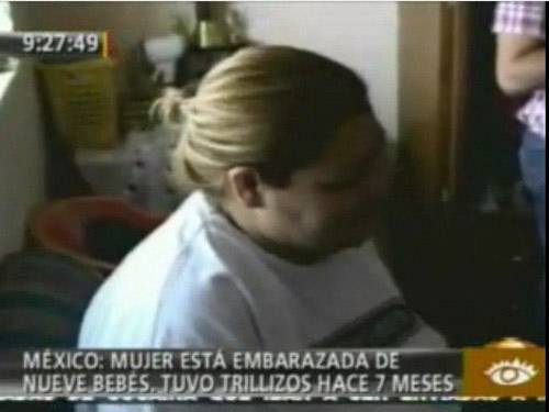 Mexico: Người phụ nữ mang thai 9 đứa con?