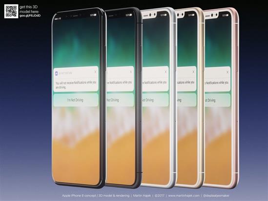 Bộ ảnh mới nhất về iPhone 8: Đẹp như mơ, nhiều màu mới
