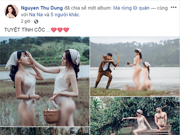 Bất chấp việc bị 'ném đá', Á hậu Thư Dung vẫn thoải mái share ảnh phản cảm