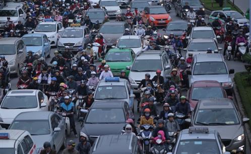 Từ 1/3/2016 sẽ thay đổi tốc độ của ô tô di chuyển trong nội thành