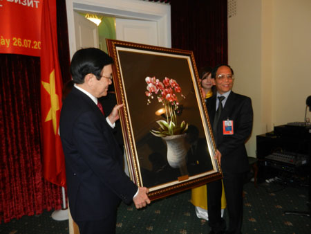 Người VN tại Nga: Chủ tịch nước Trương Tấn Sang với bà con cộng đồng tại Nga